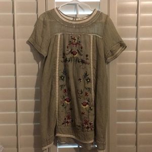 Embroidered dress